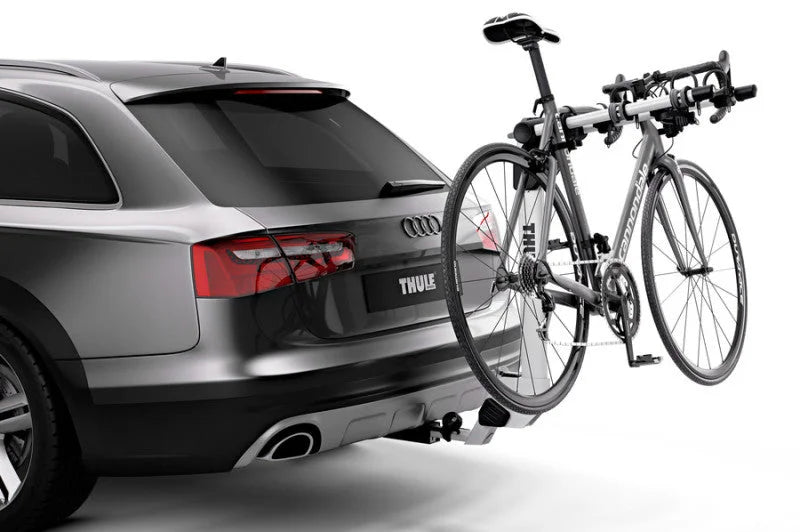 Thule Helium Pro 3 - Hanging Hitch Bike Rack w/HitchSwitch Tilt-Down (Up to 3 Bikes) - Silver - Additional View 10
