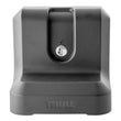 Load image into Gallery viewer, Thule HideAway Awning T-Track Adapter for TracRac Load Bars (w/Lock) - Black - Side View