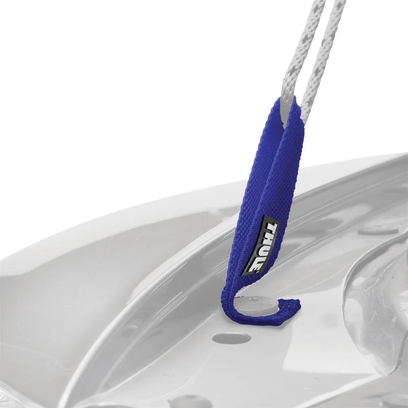 Thule Hood Loop Strap - Bow Boat & Stern Tie-Down Loop (Set of 2) - Blue - Back View
