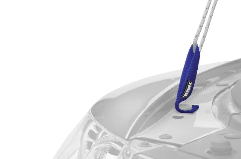 Thule Hood Loop Strap - Bow Boat & Stern Tie-Down Loop (Set of 2) - Blue - Installation View