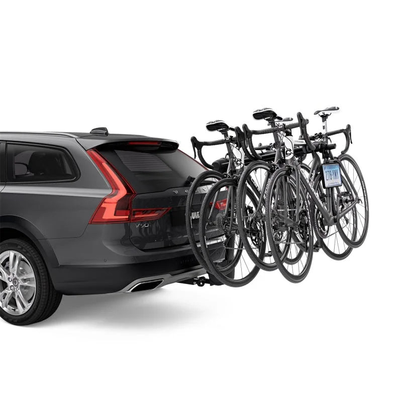 Thule License Plate Holder (For Hanging Hitch-Mount Bike Racks) - Black - Side View
