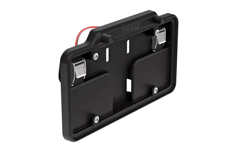Thule License Plate Holder (For Hanging Hitch-Mount Bike Racks) - Black - Back View