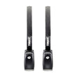 Load image into Gallery viewer, Thule Locking Straps 10ft. (Includes 2 One-Key Lock Cylinders) 2 Pack - Black - Side View