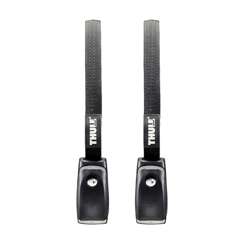 Thule Locking Straps 13ft. (Includes 2 One-Key Lock Cylinders) 2 Pack - Black - Side View