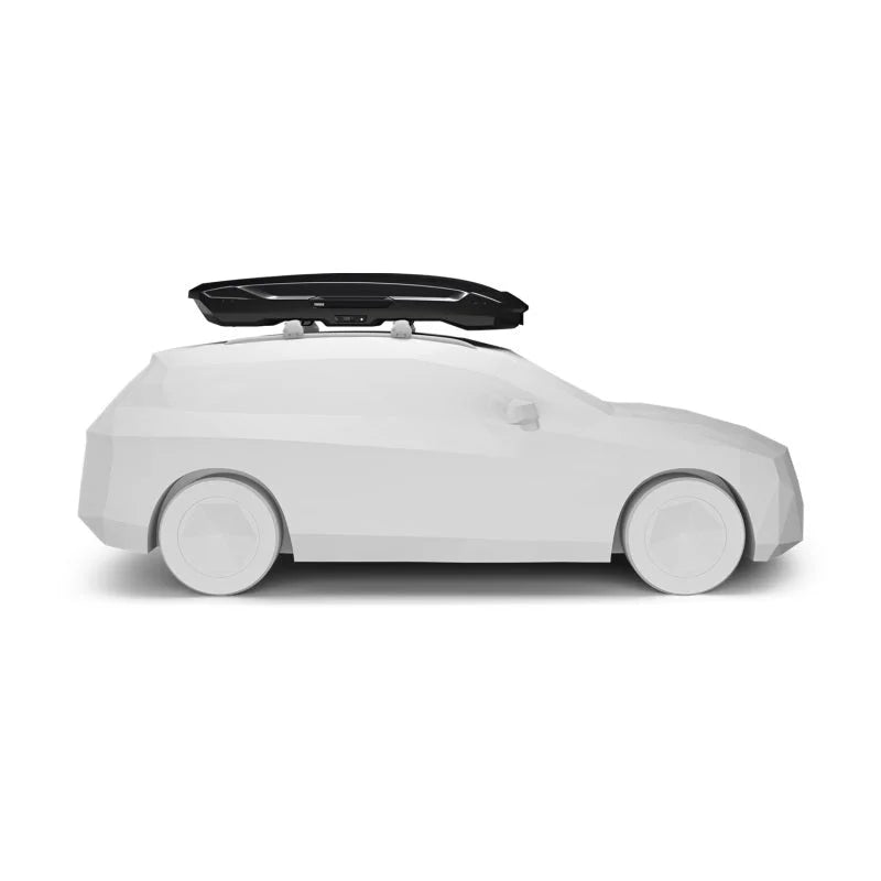 Thule Motion 3 XXL Low Roof Box Glossy - Black - Side View