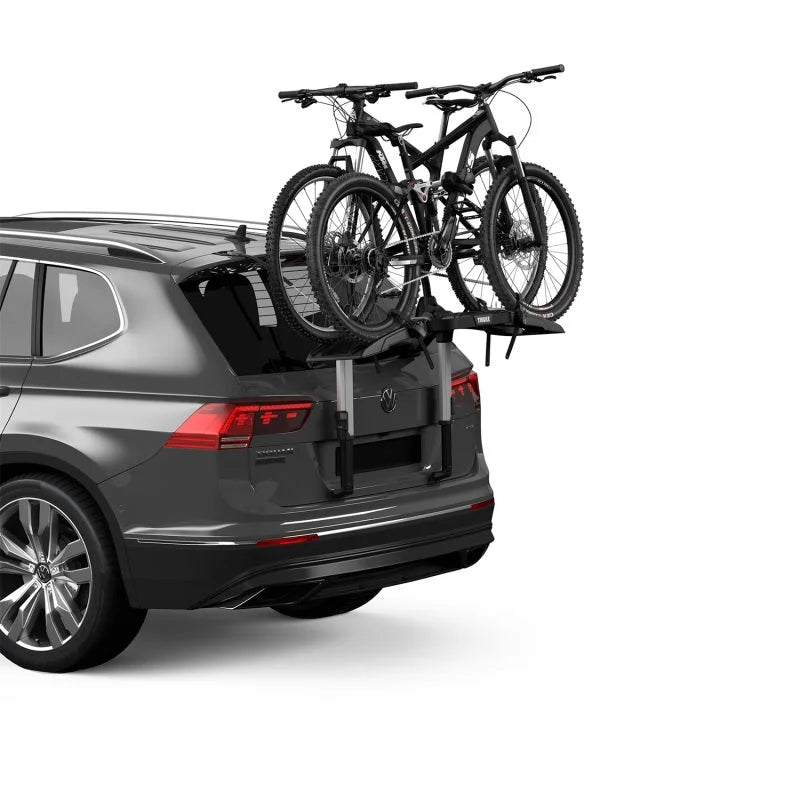 Thule OutWay Platform-Style Trunk Mount Bike Rack w/Raised Platform (Up to 2 Bikes) - Silver/Black - Additional View 8