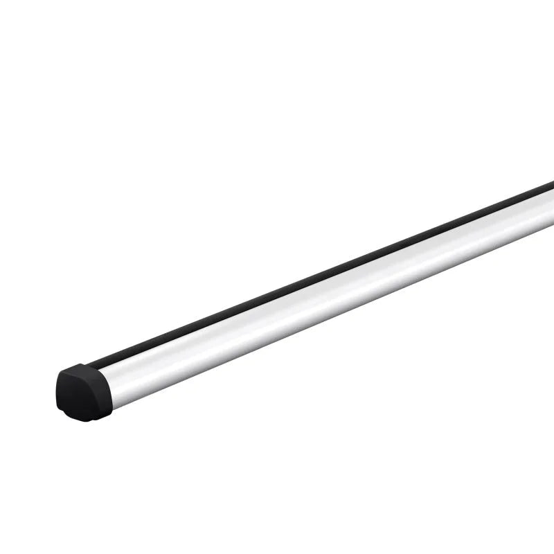 Thule ProBar 175 Roof Rack Load Bars w/T-tracks (69in.) - Silver/Black - Side View
