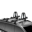 Load image into Gallery viewer, Thule ProBar 200 Roof Rack Load Bars w/T-tracks (79in.) - Silver/Black - Additional View 5