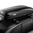 Load image into Gallery viewer, Thule Pulse L Roof-Mounted Cargo Box - Black - Installation View