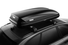 Load image into Gallery viewer, Thule Pulse L Roof-Mounted Cargo Box - Black - Installation View