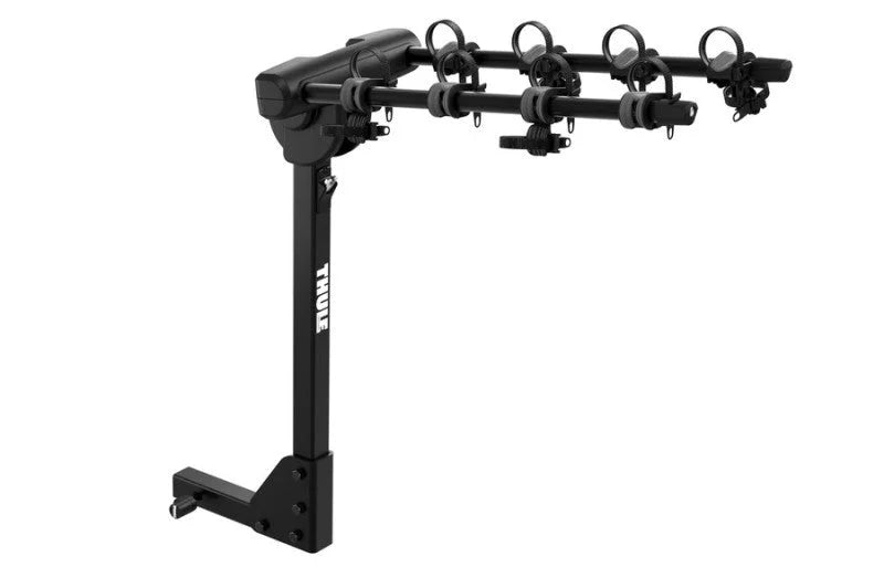 Thule Range - Hanging Hitch Bike Rack for RV/Travel Trailer (Up to 4 Bikes) - Black - Side View