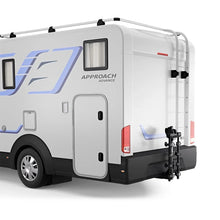 Load image into Gallery viewer, Thule Range - Hanging Hitch Bike Rack for RV/Travel Trailer (Up to 4 Bikes) - Black - Back View