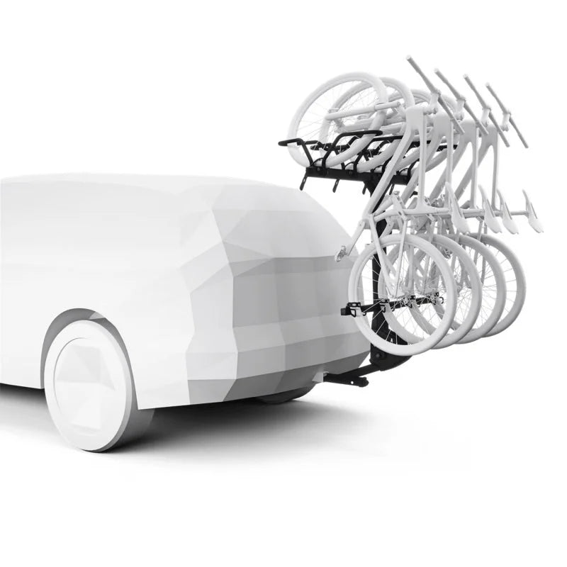 Thule ReVert 4-Bike Rack - Side View