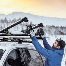 Load image into Gallery viewer, Thule SnowPack Extender Slide-out Ski/Snowboard Rack (Up to 6 Pair Skis/4 Snowboards) - Black - Additional View 5