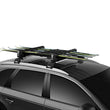 Load image into Gallery viewer, Thule SnowPack Extender Slide-out Ski/Snowboard Rack (Up to 6 Pair Skis/4 Snowboards) - Black - Additional View 8