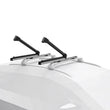 Load image into Gallery viewer, Thule SnowPack Extender Slide-out Ski/Snowboard Rack (Up to 6 Pair Skis/4 Snowboards) - Black/Silver - Side View