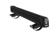 Load image into Gallery viewer, Thule SnowPack L Ski/Snowboard Rack - Black (Up to 6 Pair Skis/4 Snowboards) - Side View