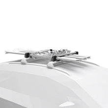 Load image into Gallery viewer, Thule SnowPack L Ski/Snowboard Rack (Up to 6 Pair Skis/4 Snowboards) - Black/Silver - Side View