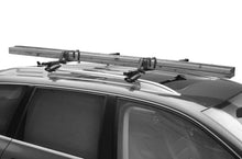 Load image into Gallery viewer, Thule Square Bar Vertical Load Stops (4 Pack) - Black - Installation View