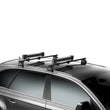Load image into Gallery viewer, Thule SquareBar Adapter (Mounts Winter/Water Sport Racks to SquareBars) - Black - Side View