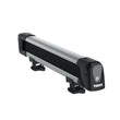 Load image into Gallery viewer, Thule SquareBar Adapter (Mounts Winter/Water Sport Racks to SquareBars) - Black - Installation View