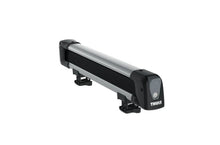 Load image into Gallery viewer, Thule SquareBar Adapter (Mounts Winter/Water Sport Racks to SquareBars) - Black - Installation View