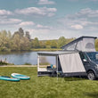 Load image into Gallery viewer, Thule Sun Blocker G2 Side Panel 6.5ft. Projection (Small) - Silver - Side View