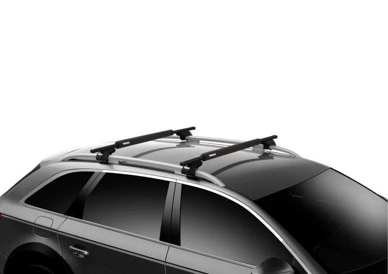 Thule Surf Pad L 30in. Narrow (Fits Square Bars Only) - Black - Back View