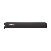 Load image into Gallery viewer, Thule Surf Pad M 20in. Narrow (Fits Square Bars Only) - Black - Back View