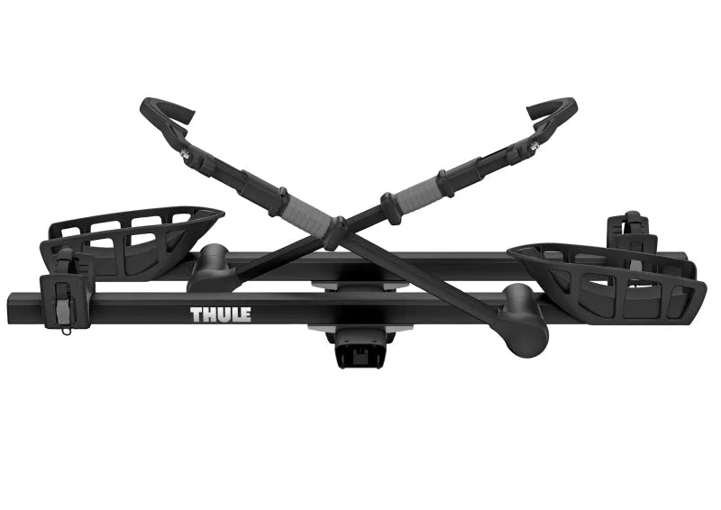 Thule T2 Pro XT 2 Bike Rack Add-On (Allows 4 Bike Capacity/2in. Receivers Only) - Black - Side View