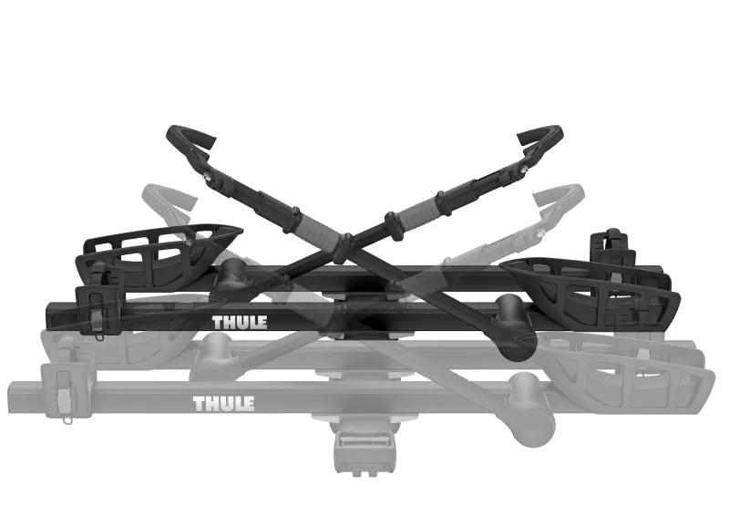Thule T2 Pro XT 2 Bike Rack Add-On (Allows 4 Bike Capacity/2in. Receivers Only) - Black - Installation View