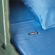 Load image into Gallery viewer, Thule Tepui Foothill Sheets Size 84in x 47in (Incl. Fitted Sheet/Flat Sheet/2 Pillow Cases) - Blue - Side View