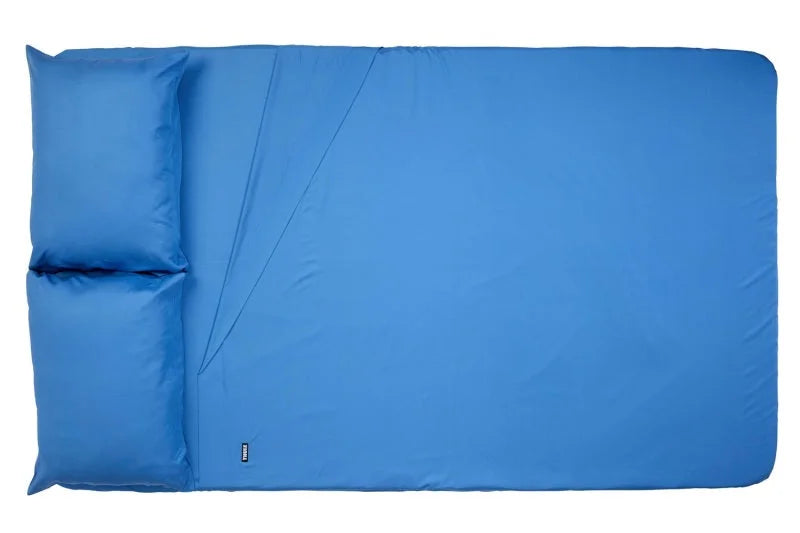 Thule Tepui Foothill Sheets Size 84in x 47in (Incl. Fitted Sheet/Flat Sheet/2 Pillow Cases) - Blue - Back View