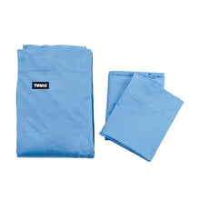 Load image into Gallery viewer, Thule Tepui Foothill Sheets Size 84in x 47in (Incl. Fitted Sheet/Flat Sheet/2 Pillow Cases) - Blue - Installation View