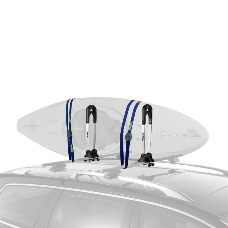 Thule The Stacker Kayak Carrier (Up to 4 Kayaks/Req. Thule Rack System Crossbars) - Black/Silver - Installation View