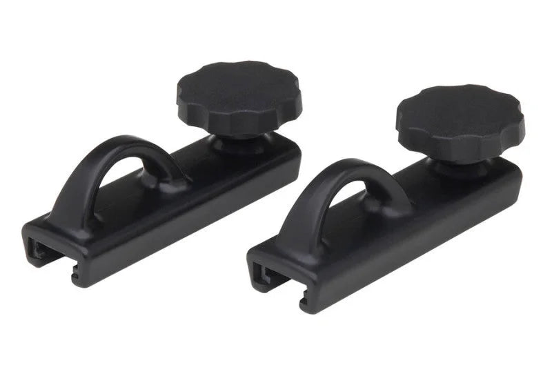 Thule TracRac Base Rail Tiedowns (TracRac SR & Utility Rack Only) 2 Pack - Black - Main Product View