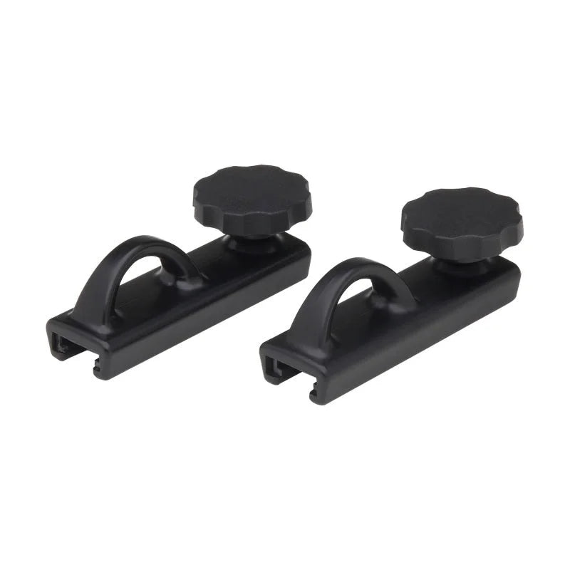 Thule TracRac Base Rail Tiedowns (TracRac SR & Utility Rack Only) 2 Pack - Black - Side View