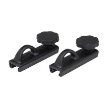 Load image into Gallery viewer, Thule TracRac Base Rail Tiedowns (TracRac SR &amp; Utility Rack Only) 2 Pack - Black - Side View