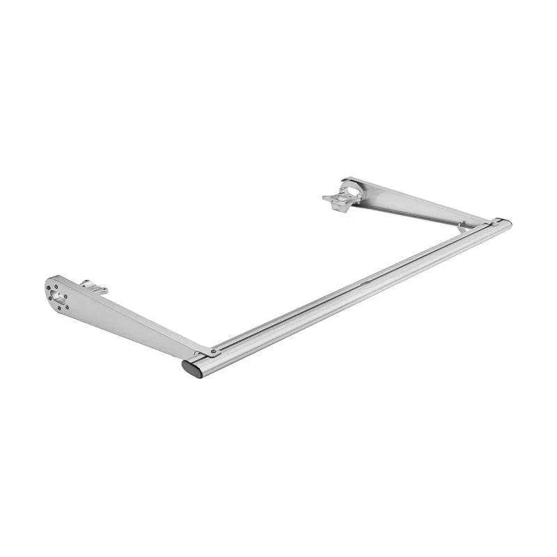 Thule TracRac Cantilever Full Size XT Extension (69.5in. Crossbar) - Silver - Side View