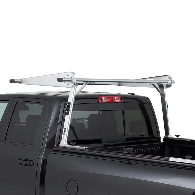 Thule TracRac Cantilever Full Size XT Extension (69.5in. Crossbar) - Silver - Back View