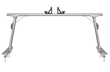 Load image into Gallery viewer, Thule TracRac Pro 2 Overhead Truck Rack 2016+ Toyota Tacoma - Silver - Side View