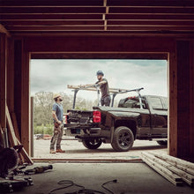 Load image into Gallery viewer, Thule TracRac Pro 2 Overhead Truck Rack 2016+ Toyota Tacoma - Silver - Installation View