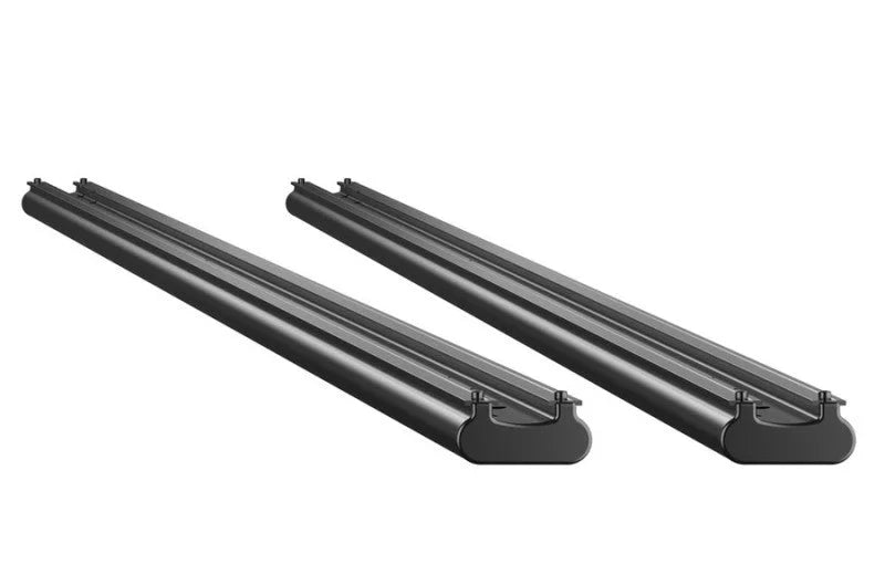 Thule TracRac SR Base Rails for Full Size/Long Bed Trucks - Black - Side View