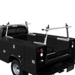 Load image into Gallery viewer, Thule TracRac Sliding Utility Rack (Tall) - Silver - Back View