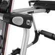 Load image into Gallery viewer, Thule Tram Ski/Snowboard Rack (Req. Thule Hanging Hitch Bike Rack to Mount) - Black/Silver - Installation View