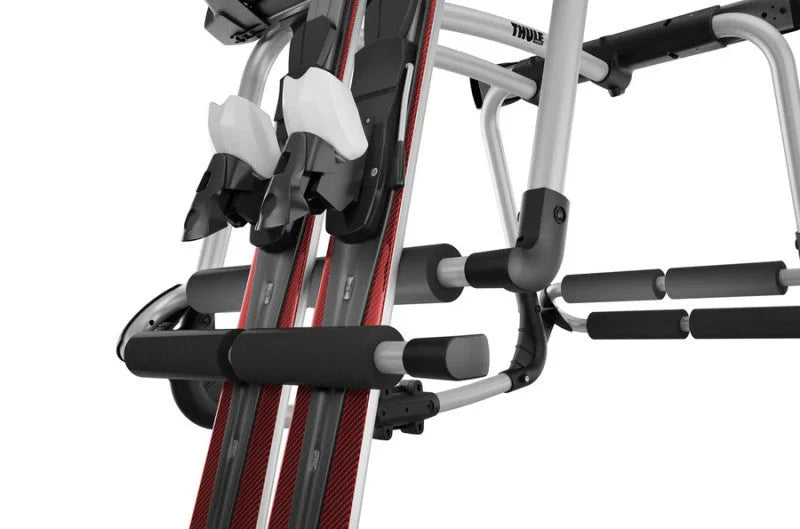 Thule Tram Ski/Snowboard Rack (Req. Thule Hanging Hitch Bike Rack to Mount) - Black/Silver - Additional View 5