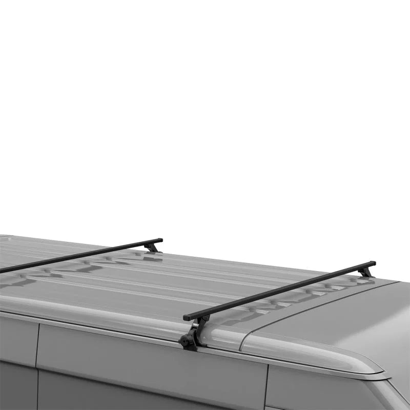 Thule Universal Rapid Gutter Low Foot Pack - Black - Back View