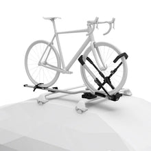 Load image into Gallery viewer, Thule UpRide - Upright Bike Rack (No Frame Contact) - Silver/Black - Back View