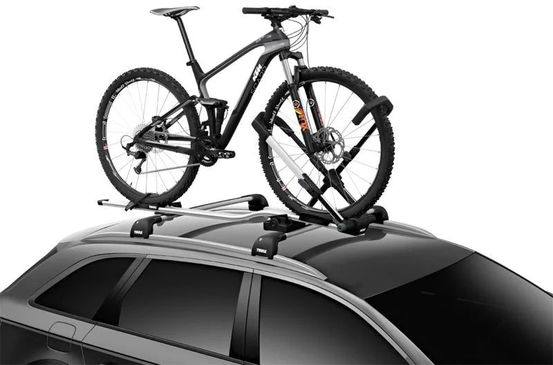 Thule UpRide - Upright Bike Rack (No Frame Contact) - Silver/Black - Additional View 8