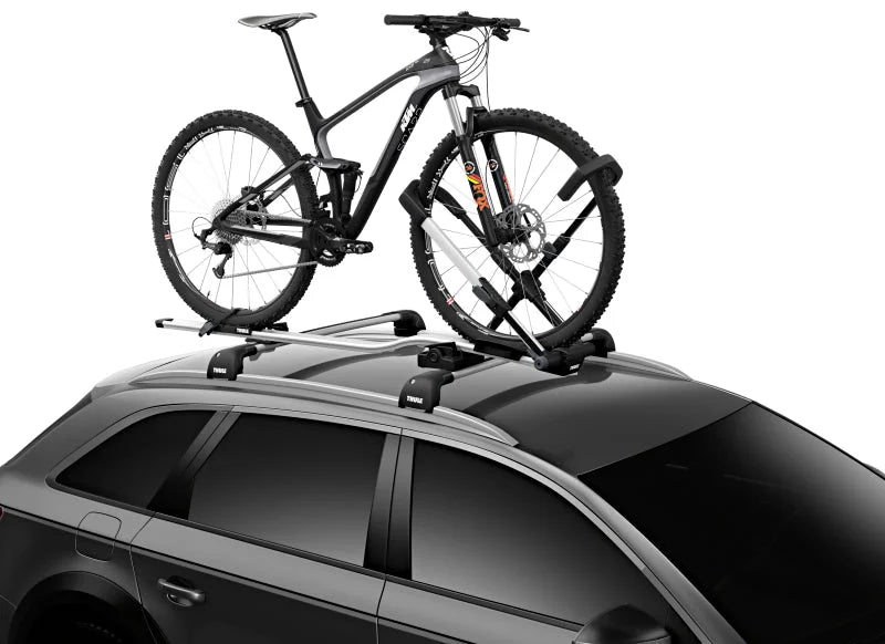 Thule UpRide - Upright Bike Rack (No Frame Contact) - Silver/Black - Additional View 16